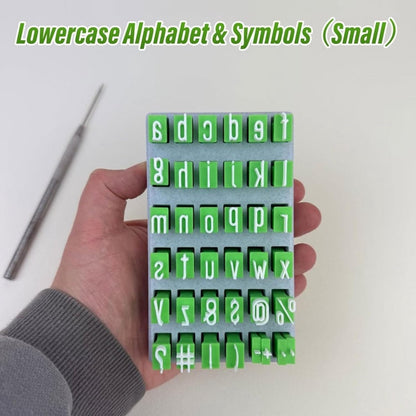 Alphabet Stamps – Lowercase letters, for clay pots/fondant, DIY, 26 alphabet book - Image 4