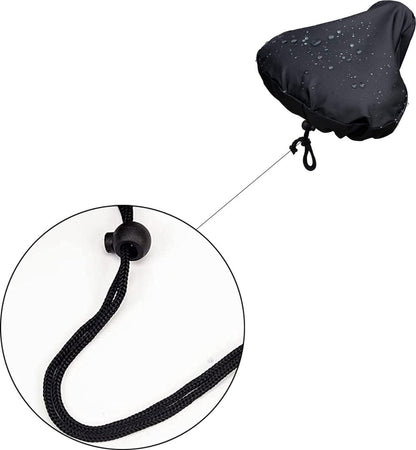 Waterproof Saddle Cover - Bicycle Saddle Cover - Cover for Bicycle Saddle - Rain Cover - Elastic Rain Cover for Bicycle Saddle - 2-pack - Image 3