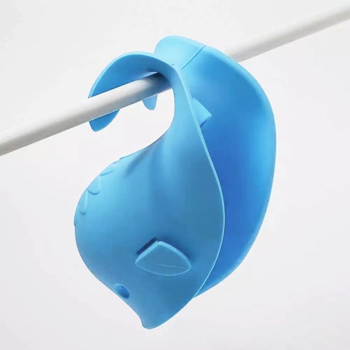 Bath Faucet Cover - Soft silicone safety protector for children, toddlers, and babies - Cute whale design, nice bath gift for children - blue - Image 3