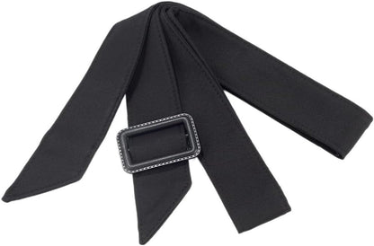 Women's trench coat belt 67 inch black polyester waistband replacement windbreaker wide bow waistband adjustable buckle belts for shirt dress bathrobe pajamas windbreaker overcoat coat