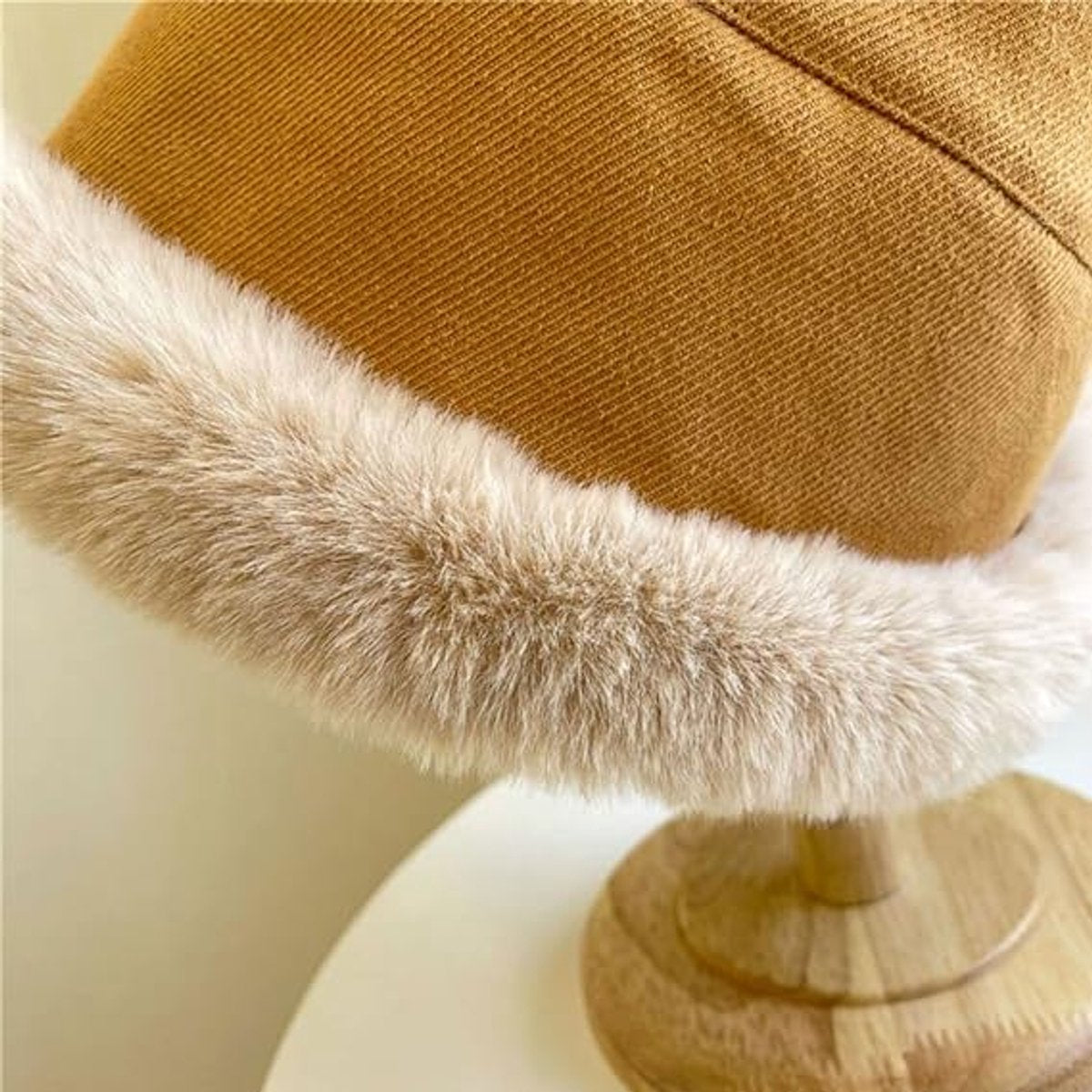 1 Women's Winter Hat - Cold Weather - Extreme Warmth and Wind Protection - Fleece-lined Interior - Wide Brim Design - Thick Insulated Material for Snow - Khaki - Image 2