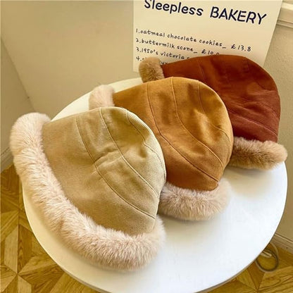 1 Women's Winter Hat - Cold Weather - Extreme Warmth and Wind Protection - Fleece-lined Interior - Wide Brim Design - Thick Insulated Material for Snow - Khaki - Image 3
