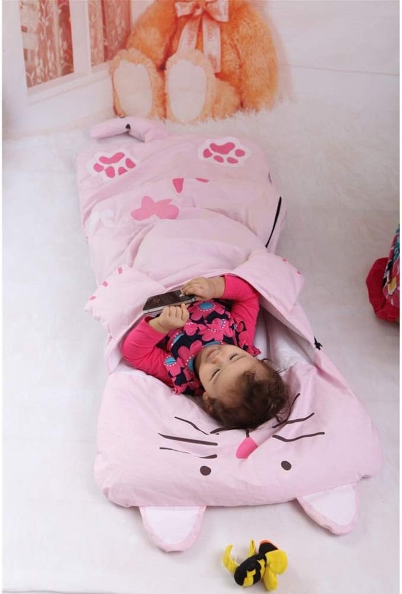 Children's Sleeping Bag 160x60cm – Cartoons, soft warm, blue - Image 2