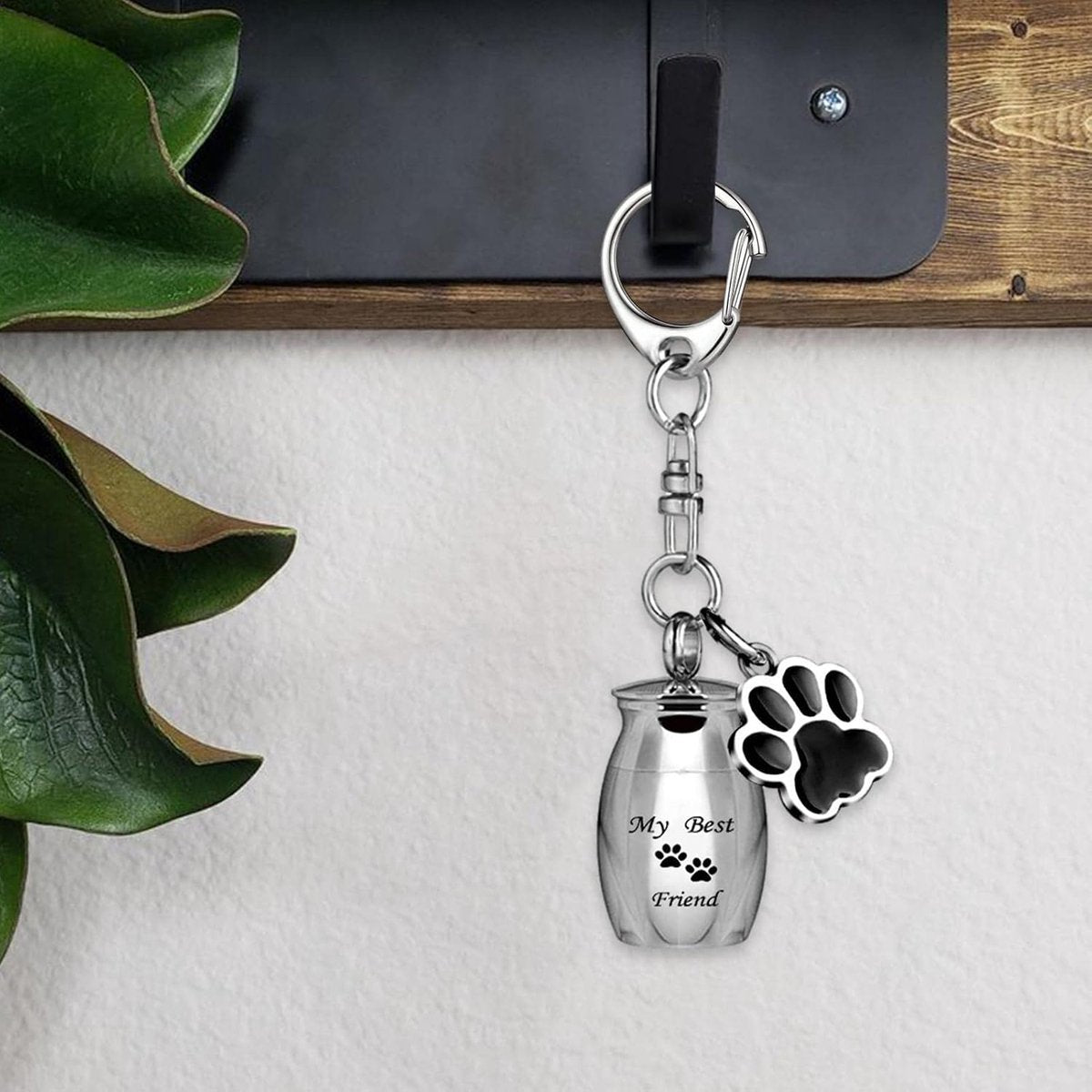 Pet Ash Keychain - Stainless Steel Paw - Waterproof - Ash Holder for Cats Dogs - Image 5