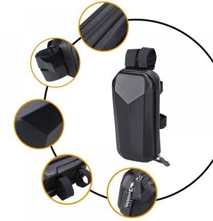 Waterproof storage bag for scooters - Hard scooter handlebar bag - Front bag for electric scooter - Accessories for adult scooters - Image 4
