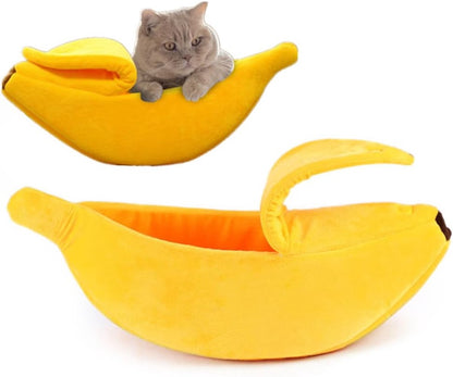 Cat Basket - Creative Cat Basket - and Cat Kennel - Warm and soft plush puppy mat - Cute fruit design for cats, kittens and dogs - 55 x 20 x 15 cm(M)