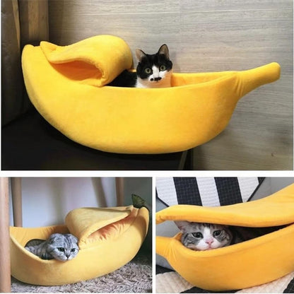Cat Basket - Creative Cat Basket - and Cat Kennel - Warm and soft plush puppy mat - Cute fruit design for cats, kittens and dogs - 55 x 20 x 15 cm(M) - Image 4