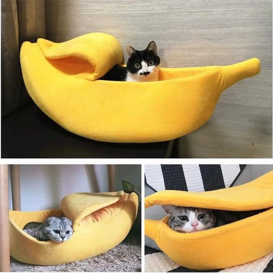 Cat Basket - Creative Cat Basket - and Cat Kennel - Warm and soft plush puppy mat - Cute fruit design for cats, kittens and dogs - 55 x 20 x 15 cm(M) - Image 4