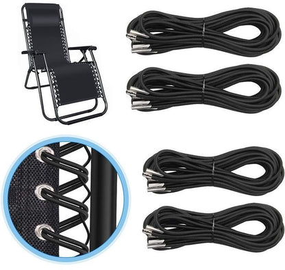Elastic band for 1 set – Black, 2 long + 2 short (export model) - Image 2