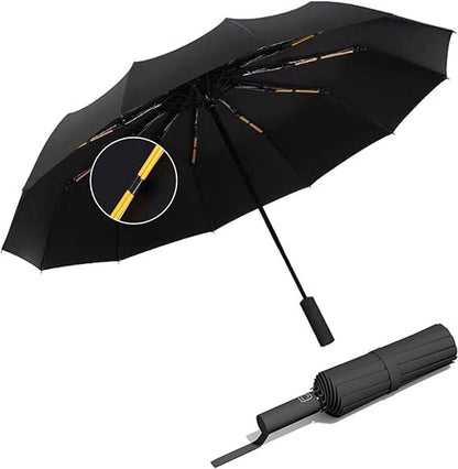 Folding umbrella 12-foot umbrella men and women windproof large size rainproof sun-resistant foldable - Image 2