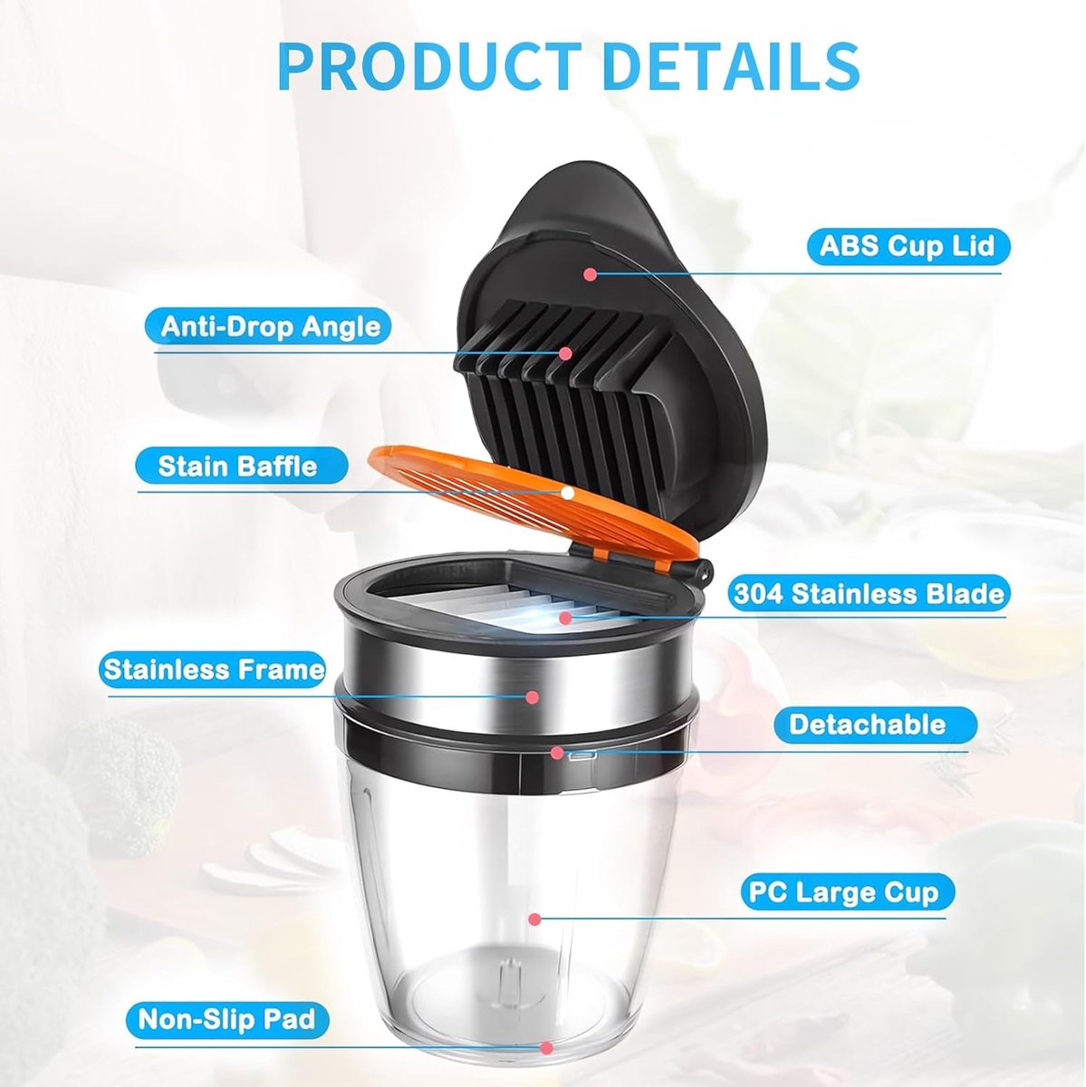Fruit Slicer - Egg Slicer - Stainless Steel - Suitable for soft fruit - With non-slip base - Quickly make fruit and vegetable salads. - Image 2
