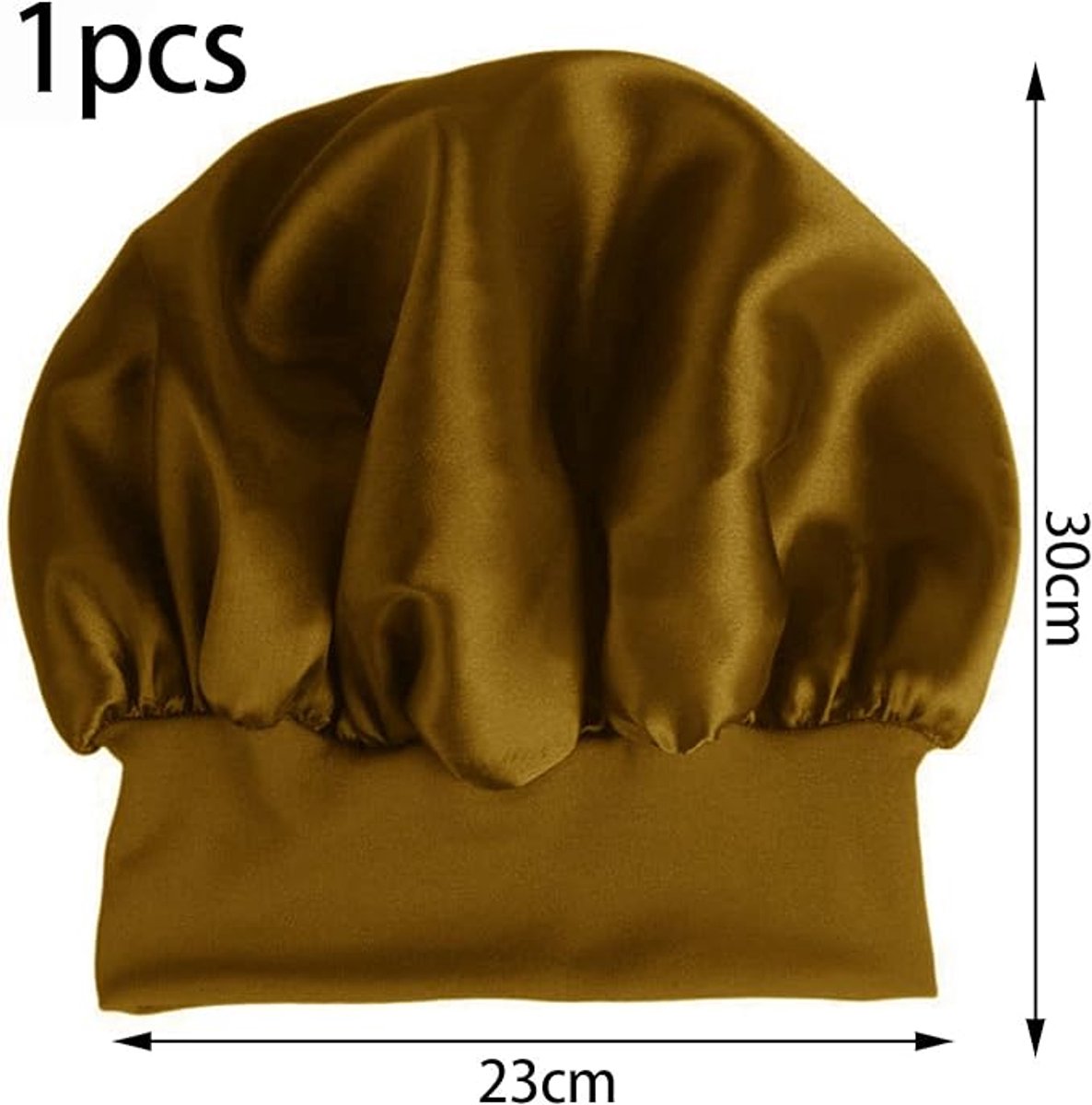 1 Silk sleep cap - men's sleep cap-satin sleep cap- men's hat-Sleep cap - Breathable hair accessory for curly hair - Silk sleep cap - Image 2