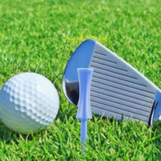 Plastic Golf Tees 100-piece – Blue, 68mm, random color – Golf accessories – Golf set – Golf tee - Image 2