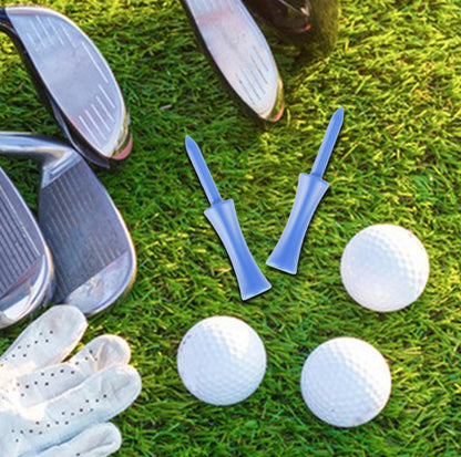 Plastic Golf Tees 100-piece – Blue, 68mm, random color – Golf accessories – Golf set – Golf tee - Image 3