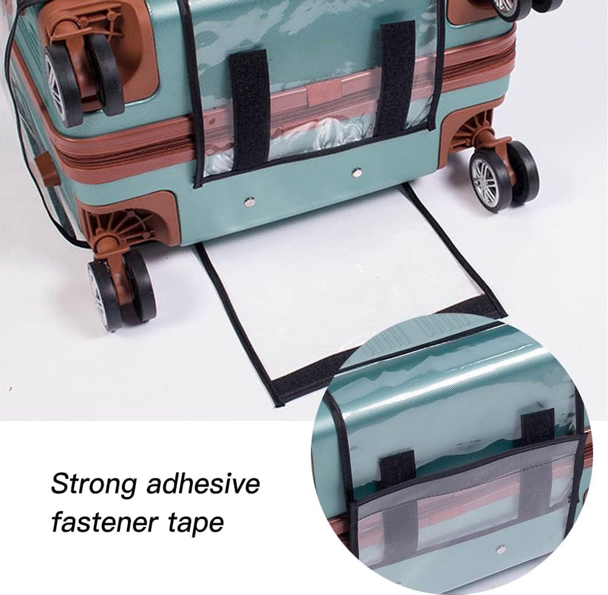 Transparent PVC Suitcase Protective Cover - 20 Inch - Anti-Dirt & Anti-Abrasion Dust Cover - Image 2
