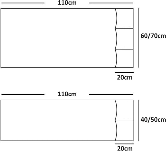 Sofa Armrest Storage - 5 Compartments - Reinforced Tech Fabric - Remote Control Holder - White (70*110CM) - Image 3