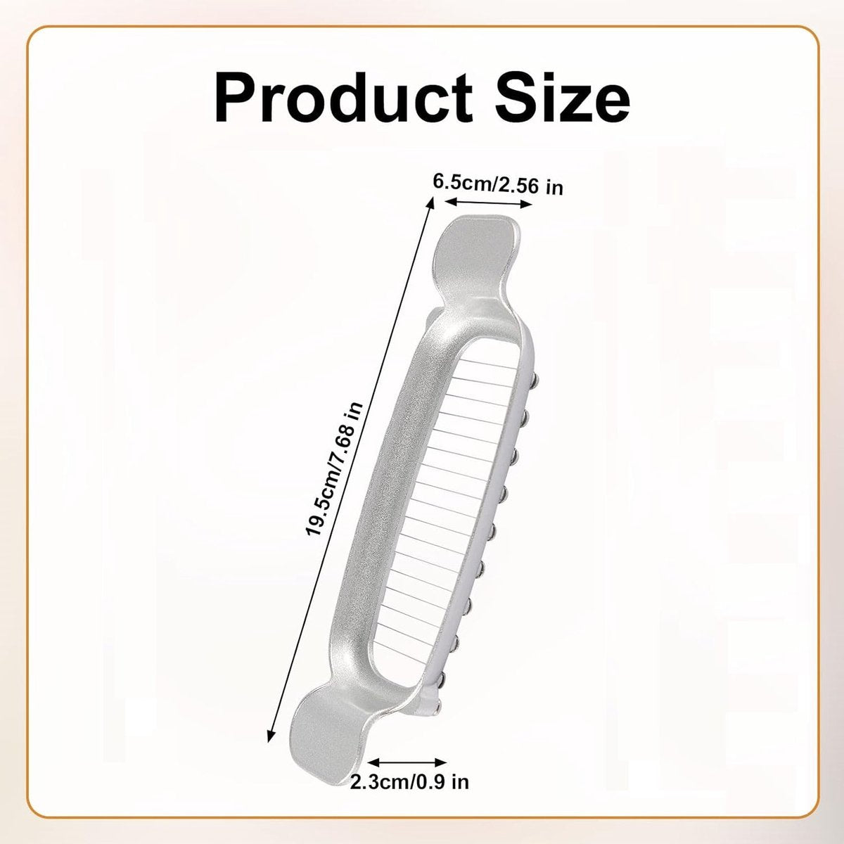 Butter and cheese slicer - 304 stainless steel, multifunctional kitchen tool for cutting butter - Cheese and fruit - Image 2