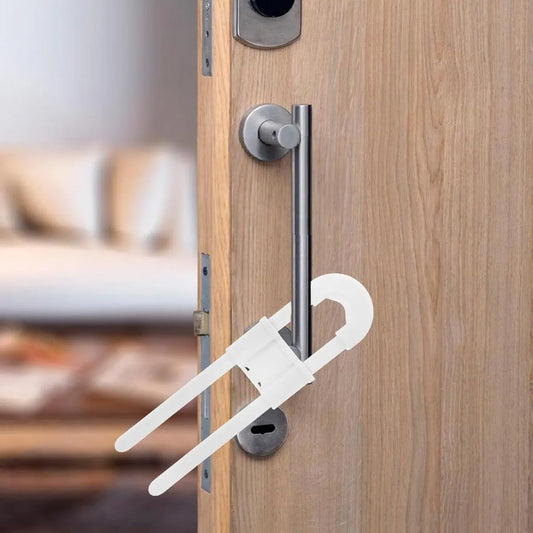 Child lock cabinets - Cabinet security for children - for cabinets and refrigerators - 5 pieces - White - Image 2