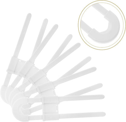 Child lock cabinets - Cabinet security for children - for cabinets and refrigerators - 5 pieces - White - Image 5