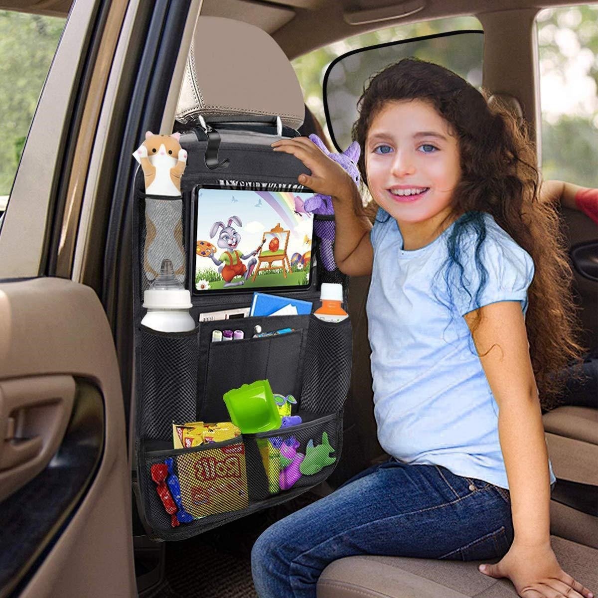 Back Seat Organizer 2-piece – 40×60cm, for children/iPad - Image 3