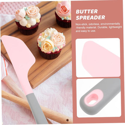 2-piece silicone cake scraper - non-stick baking tool - easy to clean and store - essential kitchen tool set - Image 3