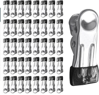 Stainless Steel Clothes Clips 40-piece – Strong, for outdoor use