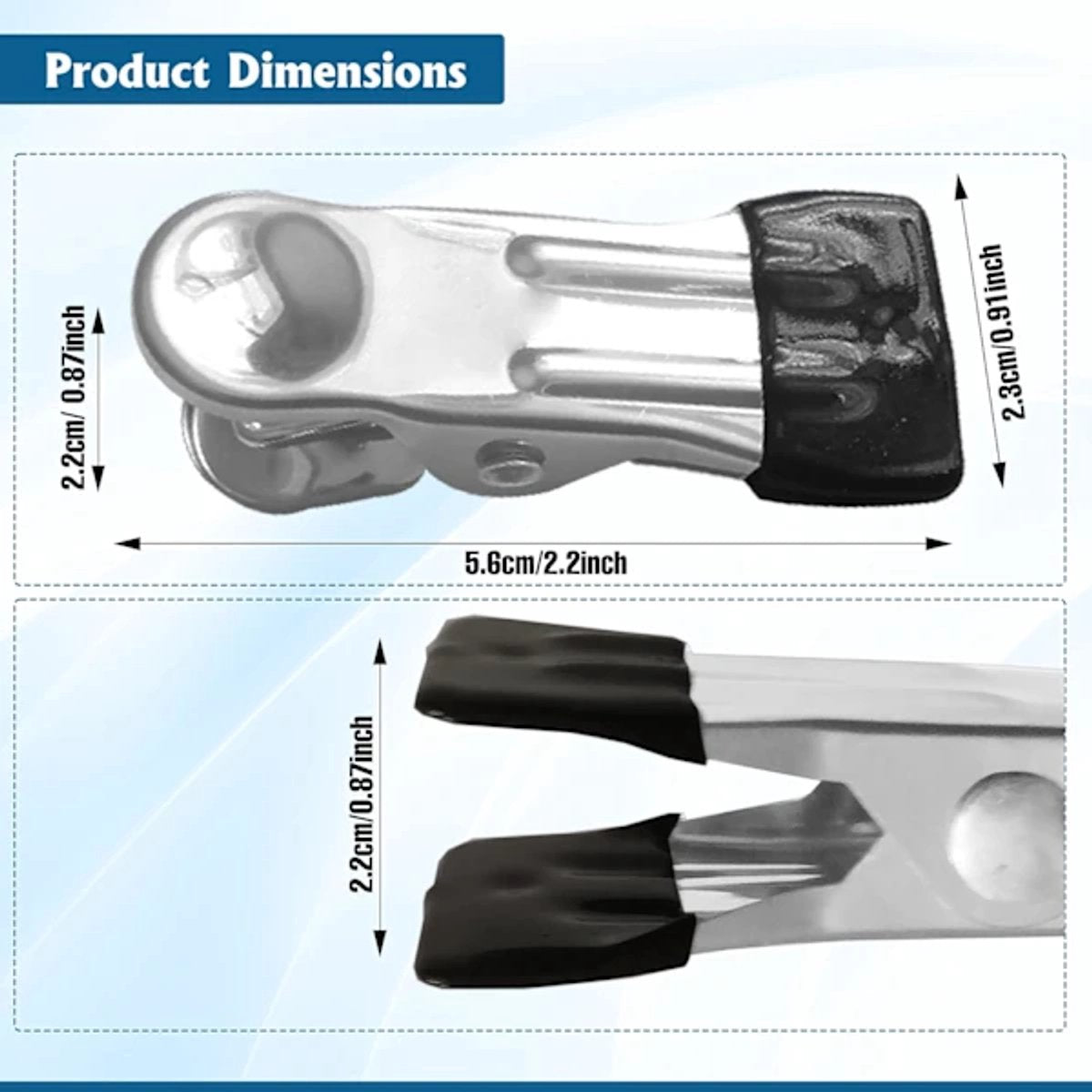 Stainless Steel Clothes Clips 40-piece – Strong, for outdoor use - Image 2