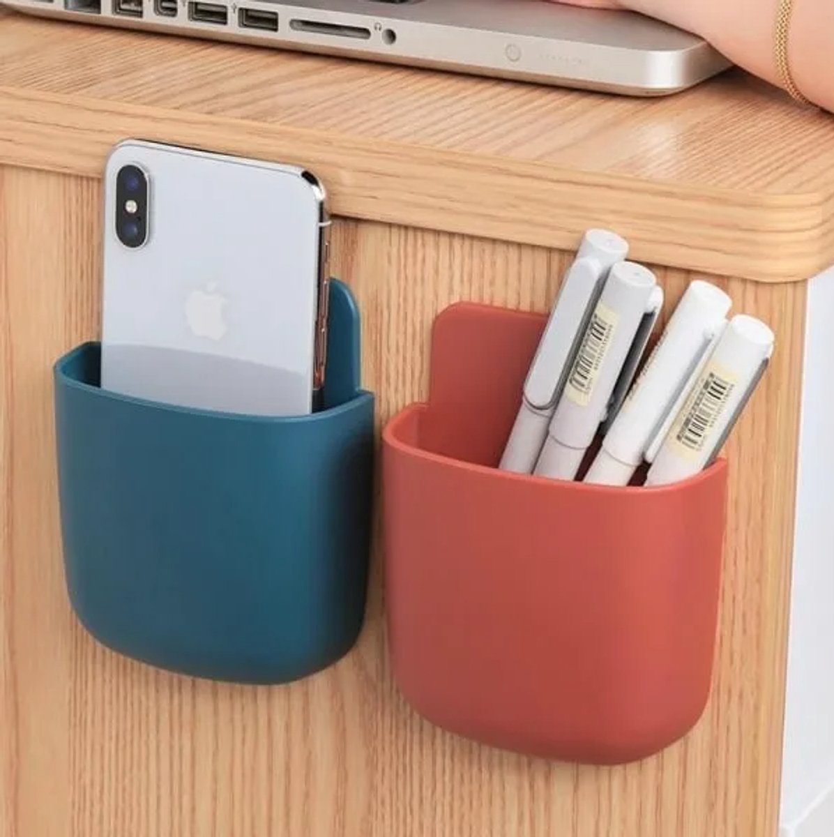 6-Piece Phone Wall Mount – Punch-Free, Storage Function - Image 4