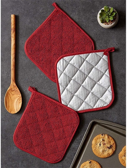 Kitchen Essential 7 x 7 inch Heat Insulation Mat - Kitchen Heat Resistant Insulation Mat Set - Oven Insulation Mat - Towel Insulation Mat - 5 Items - Image 3