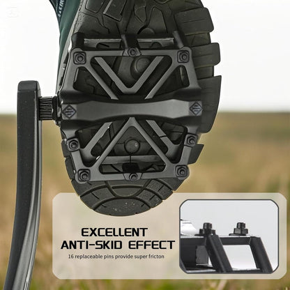 Foot pedals - 9/16 inch mountain bike foot pedals - with waterproof, sealed bearings - 2-pack - Image 2