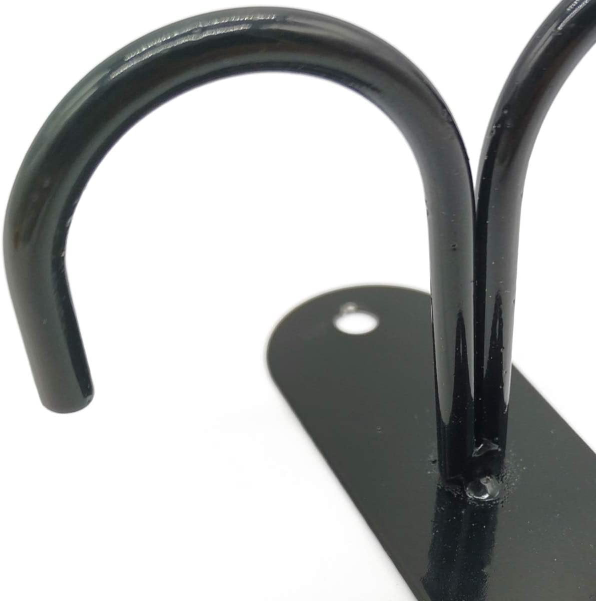 Mug holder with 6 hooks - Country style mug holder - Under-cabinet cup holder - With 12 hooks - For hanging mugs - coffee mugs, beer steins, and kitchen utensils - Image 2