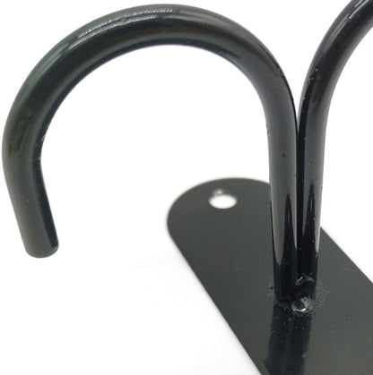 Mug holder with 6 hooks - Country style mug holder - Under-cabinet cup holder - With 12 hooks - For hanging mugs - coffee mugs, beer steins, and kitchen utensils - Image 2