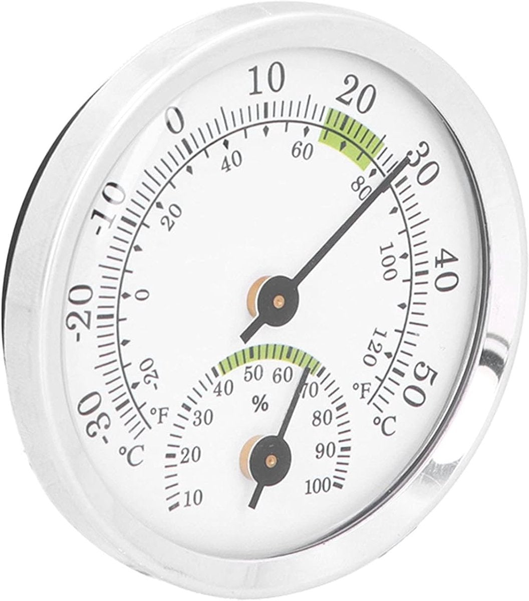 Dial Thermometer-Hygrometer Mini - -30~50℃ - For Refrigerator & Cigar Box - Image 4