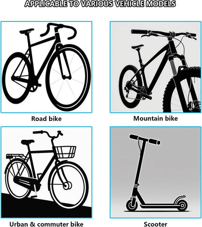 Bicycle handlebar grips - 90 mm long - suitable for bicycles, mountain bikes, beach cruisers, scooters, and folding bikes - soft, comfortable, and non-slip. - Image 4