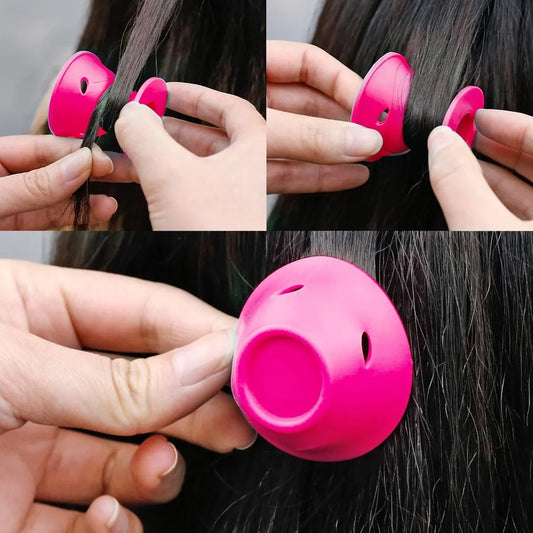 Curlers 40-piece – Pink, 20 large + 20 small curling brushes - Image 3