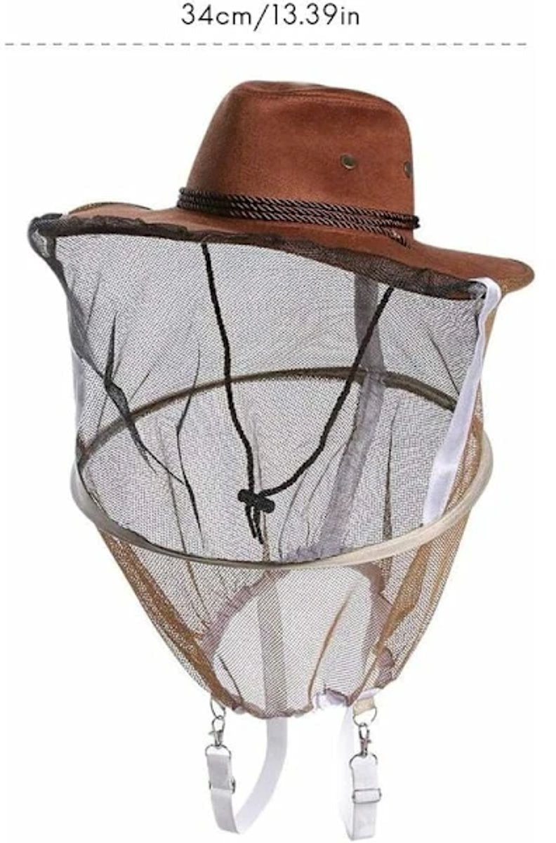 Biodlar hat with Slöja – Poly-bomull, myggmask, outdoor/fiske - Image 4