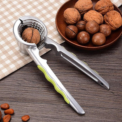 Nutcracker - with non-slip silicone handle - suitable for walnuts, almonds, hazelnuts, and pistachios - Image 2
