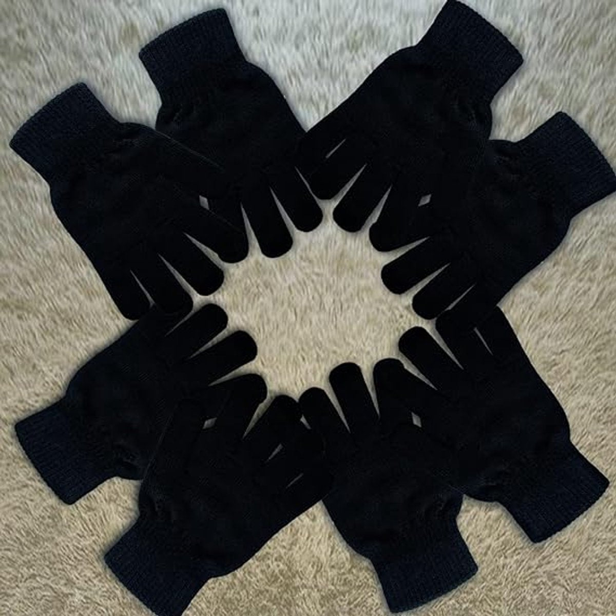 Women's winter coat 6 pairs of women's winter gloves - warm knitted gloves for men for cold weather - Warm gloves - Men's Gloves - Women's Gloves - Winter Gloves - Ski Gloves - Image 2