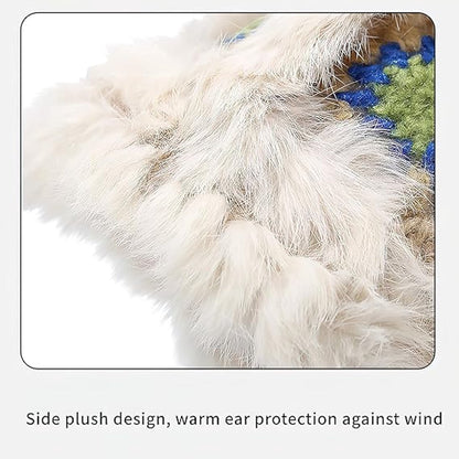 Soft plush fisherman's hat for winter - a cute and stylish warm sun hat for outdoors - suitable for ladies. - Image 2