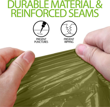 4 pieces - Waterproof survival blanket - Emergency blanket - 125cm*100cm - Reversible - with Hood - Waterproof - Windproof - Portable - Thermal emergency blanket - Rescue blanket - Insulation blanket - Foil Blanket Insulated Survival Blankets - Image 5