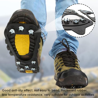 Shoe Covers - Crampons - Anti-slip - Crampons for Hiking Boots - Shoe Spikes - Crampons - For Women or Men - Black - Size 41-46 - Image 3
