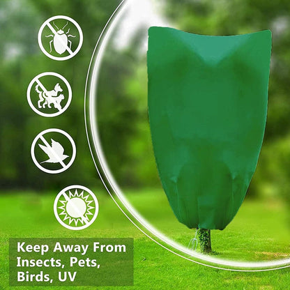 Frost Protection Plant Cover - 2 Pieces - Plant Cover - Frost Non-Woven Fabric - Plant Protective Covers - Plant Protection - Winter Protective Cover Tree/Plant - 80x100cm - Anti-Frost Protective Cover Plants - Winter Cover - Durable - Zipper - UV Permeab - Image 5