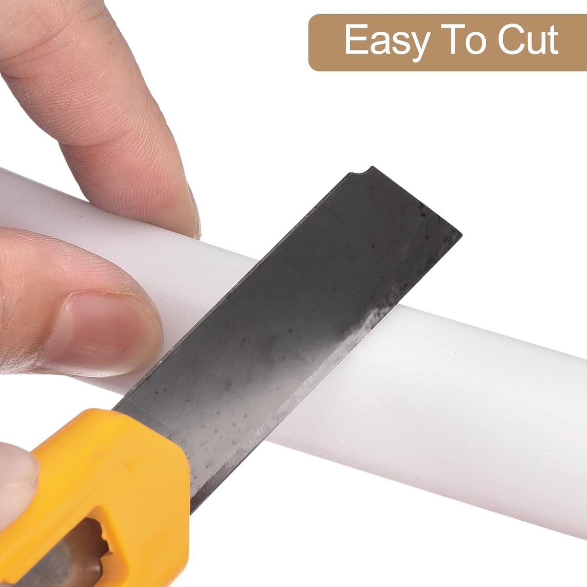 Shower Strip - Water Stopper - Shower Door Seal - Shower Threshold Leak Strip - 2.8*100cm - White - Self-Adhesive - Shower Threshold - Anti-water strip - for kitchen countertop, hob, bathtub - Image 3
