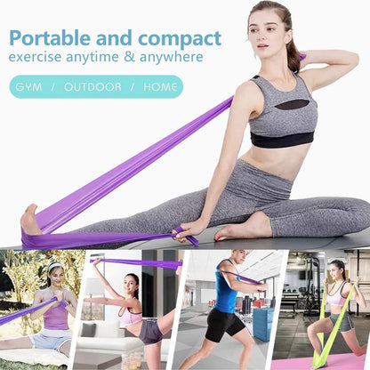 3 pieces - Resistance bands - Silicone exercise bands - With different resistance intensities - Silicone exercise bands - Exercise bands for training, physiotherapy, stretching, recovery, Pilates, rehabilitation and yoga - Image 2