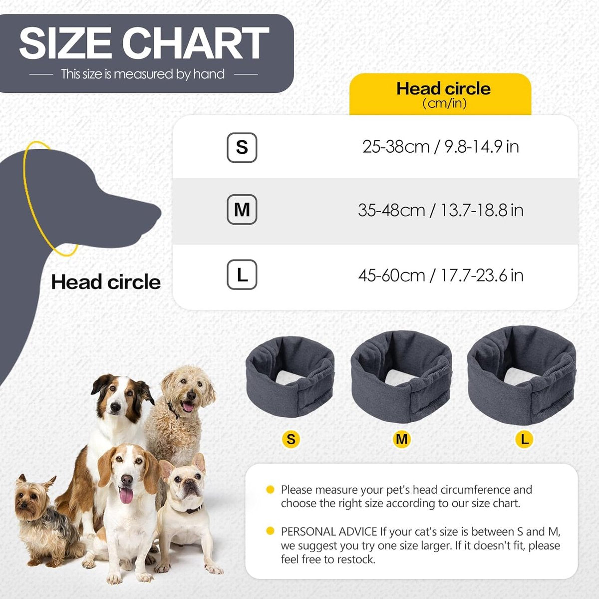 M - Noise-Reducing Ear Protectors for Dogs - Dog Ear Protector - Ear Protector for Dogs - Dog Ear Protector - Dog Ear Protection - Pet Cone - Noise-Dampening Dog Headband - Noise-Reducing Dog Ear Warmer - Keep Warm - Adjustable - Image 4