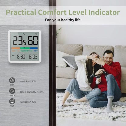 Professional Hygrometer - Thermometer - Digital Thermometer - Humidity Meter - Indoor Thermometer - Portable - High Precision - High Quality - Very Suitable for Garden / Garden Furnishing - Image 4