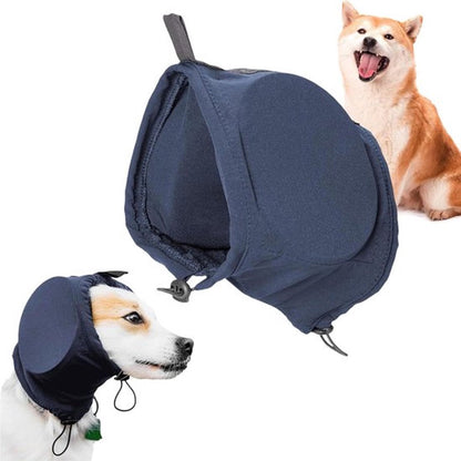 S - Noise-Reducing Ear Protectors for Dogs - Dog Ear Protector - Ear Protector for Dogs - Dog Ear Protector - Hearing Protection for Pets - Pet Cone - Noise-Dampening Dog Headband - Noise-Reducing Dog Ear Warmer - Blue