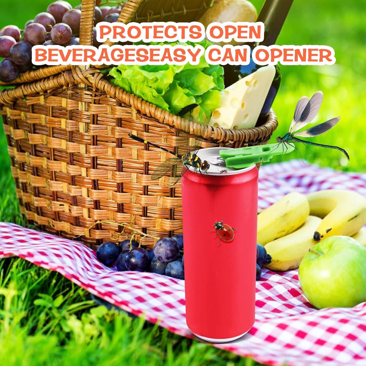 Can Opener - 6 Pieces - Can Opener - Can Opener - Can Opener For Cans - Can Sealer - Drink Can Opener - Can Lock - Aid For Rheumatism - Soft Drink Can Opener - Small Can Sealer - Against Insects And Leaks - 6 Colors - Image 3