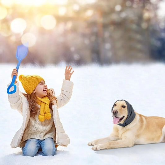 L - Noise-Reducing Ear Protectors for Dogs - Dog Ear Protector - Ear Protector for Dogs - Dog Ear Protector - Dog Ear Protection - Pet Cone - Noise-Dampening Dog Headband - Noise-Reducing Dog Ear Warmer - Keep Warm - Adjustable - Image 5