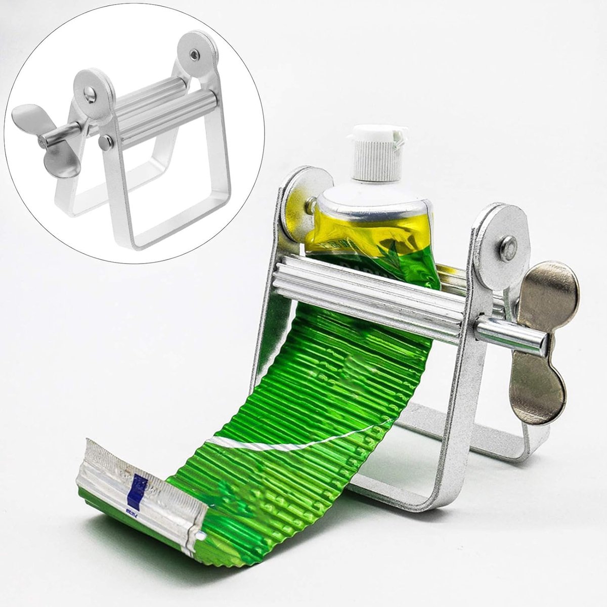 Tube Squeezer - Tube Extruder - Efficient and Durable - Save Money and Reduce Waste - Ergonomic Design - Eco-Friendly - Easy to Use - Stainless Steel - Suitable for Toothpaste, Creams, Gels - For the Last Remains - Image 2